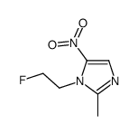 1-(2-fluoroethyl)-2-methyl-5-nitroimidazole结构式