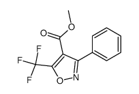 4-Isoxazolecarboxylicacid,3-phenyl-5-(trifluoromethyl)-,methylester(9CI) Structure