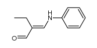 α-ethyl-anilinoacrolein Structure