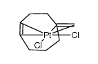 dichloro{((1,2,5,9-η4)-5-methylenecyclooctene)}platinum(II) Structure