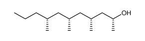 (-)-(2R,4R,6R,8R)-4,6,8-trimethylundecan-2-ol Structure