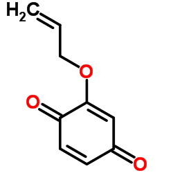 2-烯丙氧基-1,4-苯醌结构式