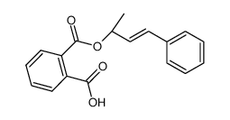 (+/-)-phthalic acid mono-(1-methyl-3t-phenyl-allyl ester) Structure