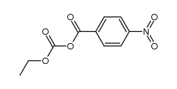(carbonic acid ethyl ester)-(4-nitro-benzoic acid )-anhydride Structure