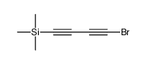 4-bromobuta-1,3-diynyl(trimethyl)silane结构式