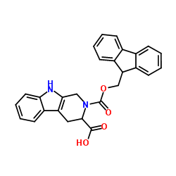 2-[(9H-Fluoren-9-ylmethoxy)carbonyl]-2,3,4,9-tetrahydro-1H-β-carboline-3-carboxylic acid Structure