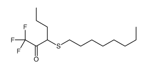 1,1,1-trifluoro-3-octylsulfanylhexan-2-one结构式