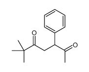 6,6-dimethyl-3-phenylheptane-2,5-dione Structure