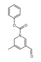 phenyl 5-formyl-3-methylpyridine-1(2H)-carboxylate Structure