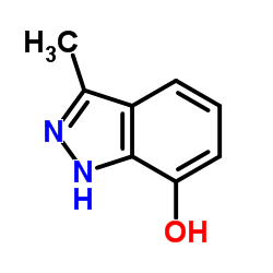 3-甲基-7-羟基吲唑结构式