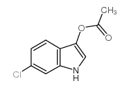 (6-chloro-1H-indol-3-yl) acetate结构式