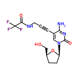 5-TFA-ap-2',3'-Dideoxycytidine structure