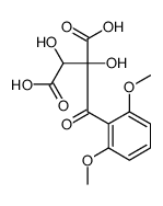 Mono(2,6-Dimethoxybenzoyl)tartaricacid Structure