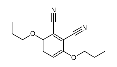 3,6-dipropoxybenzene-1,2-dicarbonitrile结构式