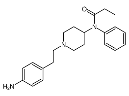 N-[1-[2-(4-aminophenyl)ethyl]piperidin-4-yl]-N-phenylpropanamide Structure