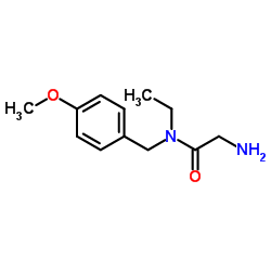 N-Ethyl-N-(4-methoxybenzyl)glycinamide结构式