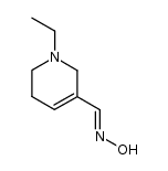 1-ethyl-1,2,5,6-tetrahydro-pyridine-3-carbaldehyde oxime结构式