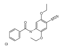 4-benzamido-2,5-diethoxybenzenediazonium,chloride结构式