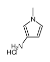 1-甲基-1H-吡咯-3-胺盐酸盐结构式