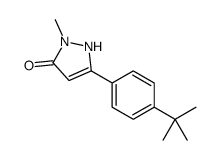 5-(4-tert-butylphenyl)-2-methyl-1H-pyrazol-3-one Structure
