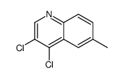 3,4-Dichloro-6-methylquinoline结构式