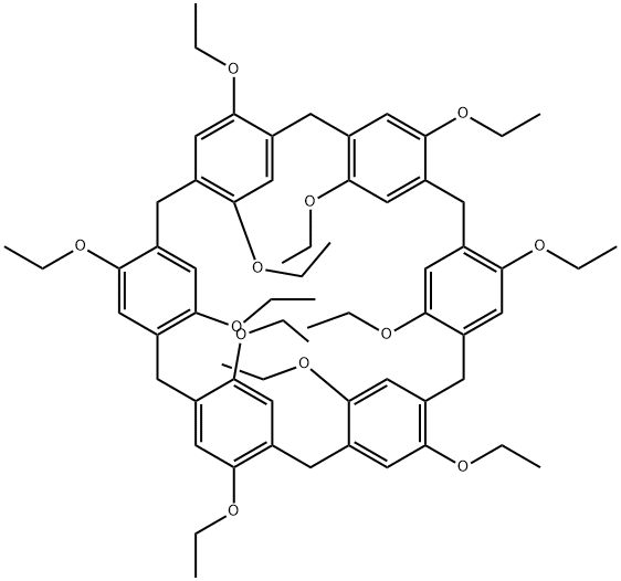 Diethoxypillar[6]arene structure