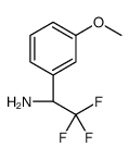 (1S)-2,2,2-TRIFLUORO-1-(3-METHOXYPHENYL)ETHYLAMINE结构式