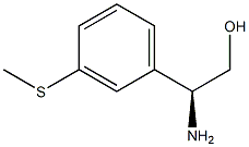 (2S)-2-AMINO-2-(3-METHYLTHIOPHENYL)ETHAN-1-OL Structure