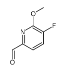 5-fluoro-6-methoxypyridine-2-carbaldehyde Structure