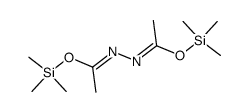 bis trimethylsilyl diacetylhydrazine Structure