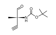 Carbamic acid, (1-formyl-1-methyl-2-propynyl)-, 1,1-dimethylethyl ester, (R)- picture