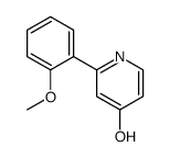 2-(2-methoxyphenyl)-1H-pyridin-4-one结构式