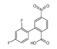 2-(2,4-difluorophenyl)-4-nitrobenzoic acid Structure
