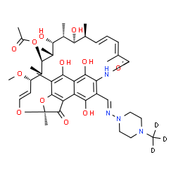 Rifampicin-d3结构式