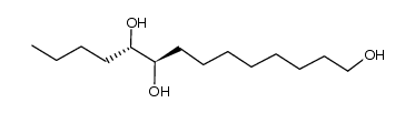 (9RS,10SR)-1,9,10-trihydroxytetradecane结构式