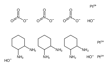 cyclohexane-1,2-diamine,platinum(2+),trihydroxide,trinitrate结构式