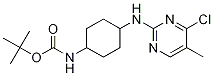 (1R,4R)-[4-(4-Chloro-5-Methyl-pyriMidin-2-ylaMino)-cyclohexyl]-carbaMic acid tert-butyl ester Structure