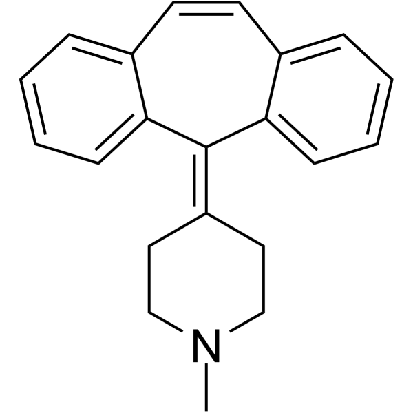 Cyproheptadine structure