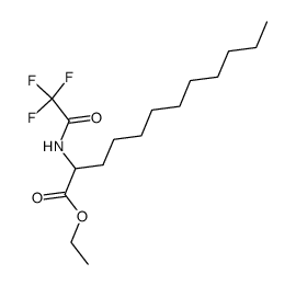 ethyl N-(trifluoroacetyl)-2-aminododecanoate Structure