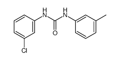 N-(3-chloro-phenyl)-N'-m-tolyl-urea结构式