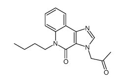 5-butyl-3-(2-oxopropyl)imidazo[4,5-c]quinolin-4-one Structure