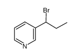 3-(1-bromopropyl)pyridine结构式
