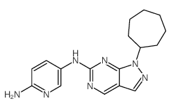 N5-(1-环庚基-1H-吡唑并[3,4-d]嘧啶-6-基)吡啶-2,5-二胺图片