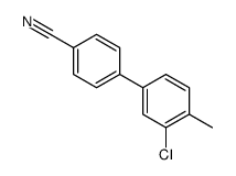 4-(3-chloro-4-methylphenyl)benzonitrile structure