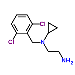 N-Cyclopropyl-N-(2,6-dichlorobenzyl)-1,2-ethanediamine结构式