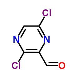 3,6-Dichloropyrazine-2-carbaldehyde Structure