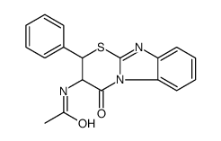 N-(4-oxo-2-phenyl-2,3-dihydro-[1,3]thiazino[3,2-a]benzimidazol-3-yl)acetamide结构式