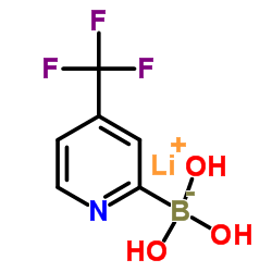 Lithium (4-(trifluoromethyl)pyridin-2-yl)trihydroxyborate结构式