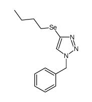 1-benzyl-4-(butylselanyl)-1H-1,2,3-triazole结构式