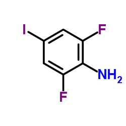 2,6-Difluoro-4-iodoaniline structure